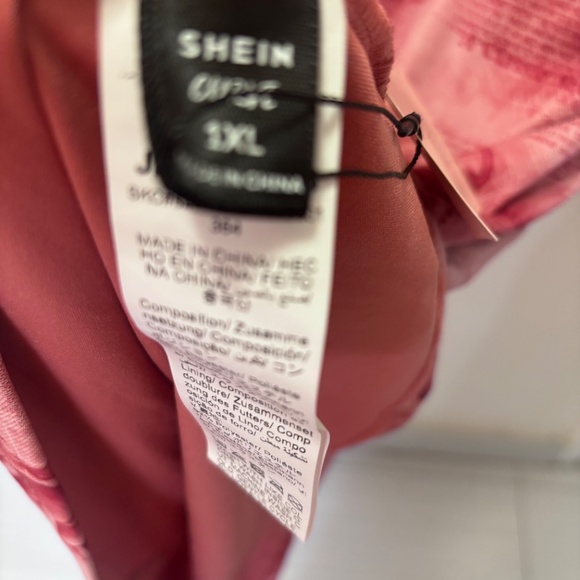 Pink Mesh Long Sleeve Bodycon Dress - Picture 4 of 6